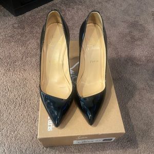 Corneille 100 patent black Christian louboutin